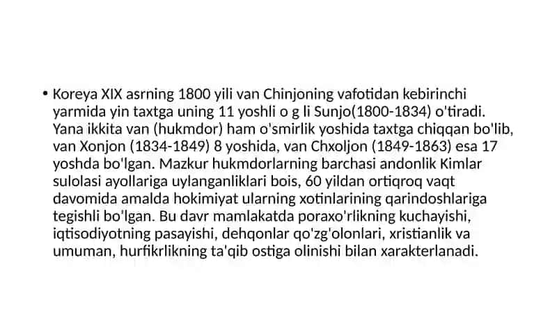 O’rganilayotgan mamlakat tarixi 2