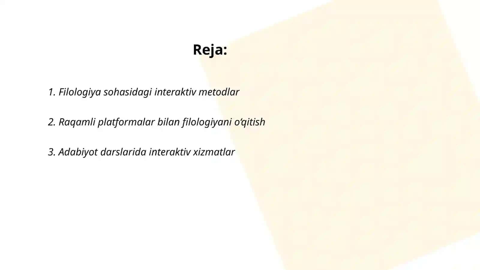 Filologiya sohasining interaktiv xizmatlari 2