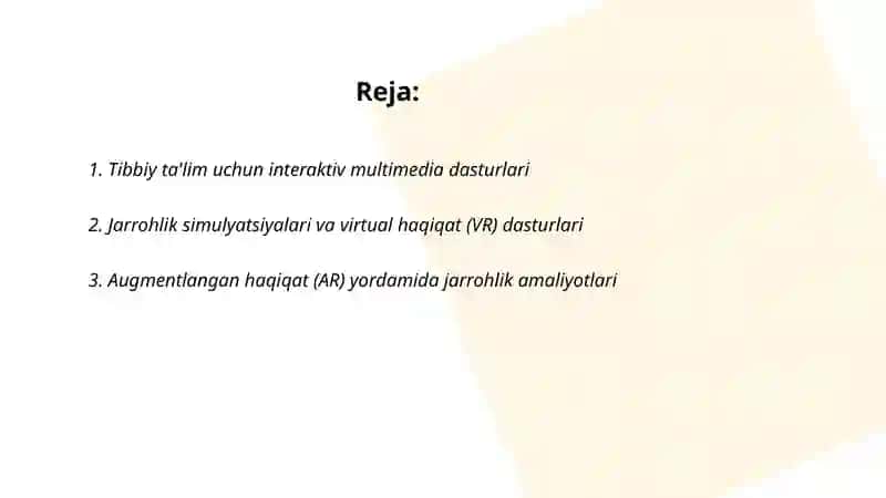 Tibbiyotda multimedia dasturlari 2