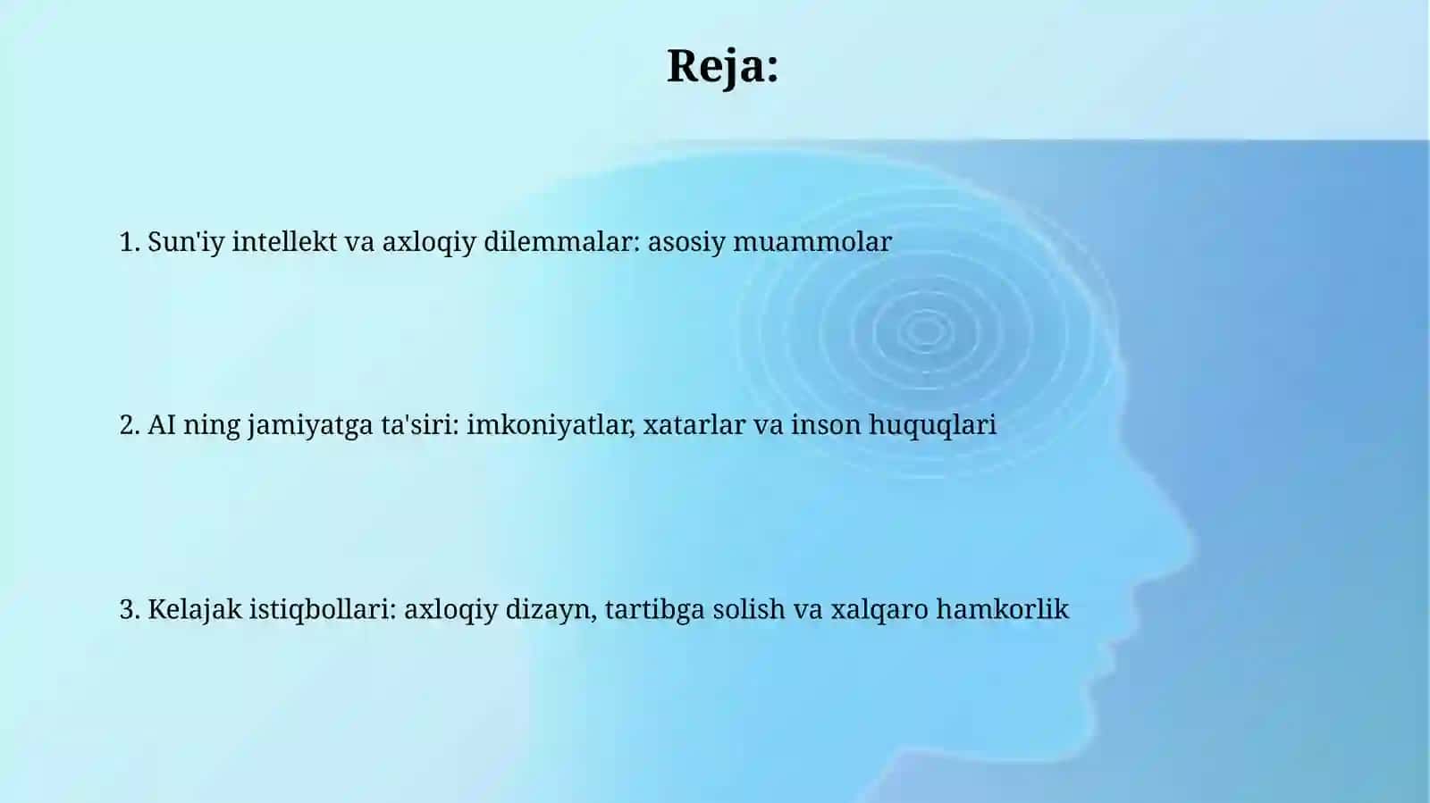 Sun’iy intellekt va axloqiy qadriyatlar: zamonaviy muammolar 2