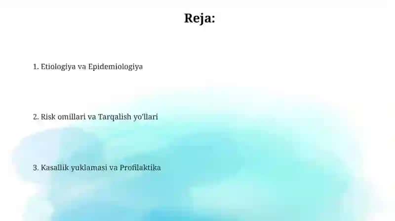 Ixterlama.Parafit A va B etiologiyasi va epidimiologiyasi 2