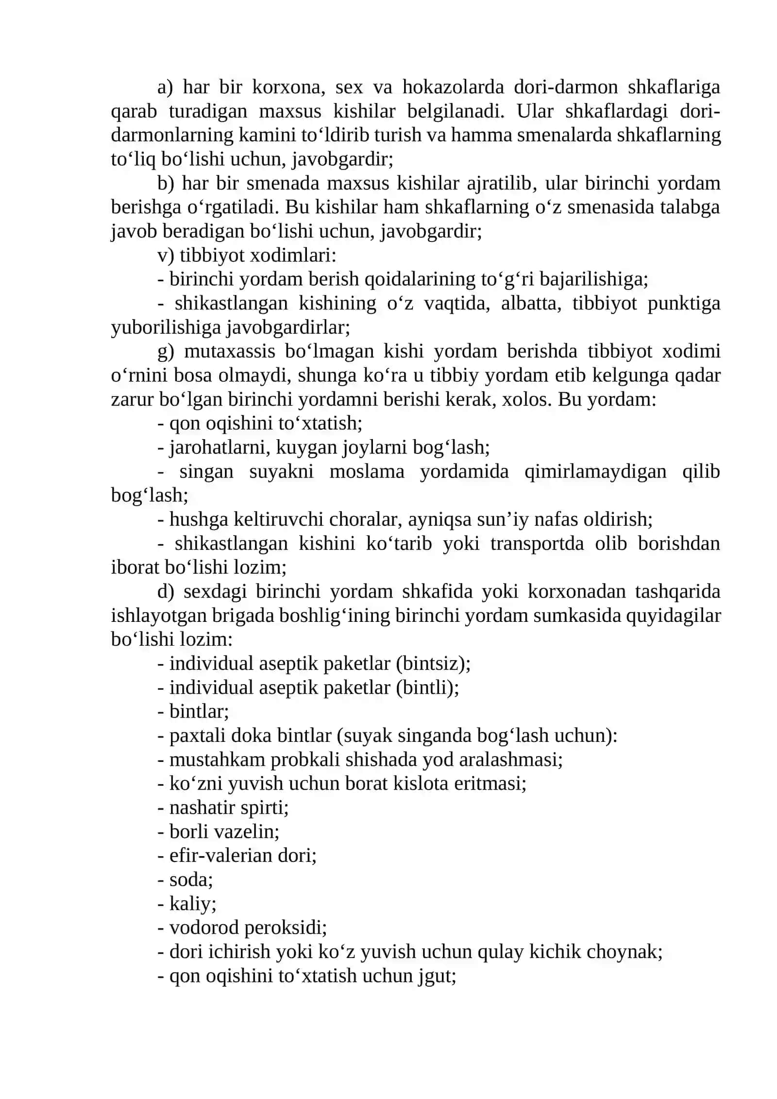 ELEKTR TOKIDAN SHIKASTLANGAN VA BOSHQA BAXTSIZ HODISAGA UCHRAGANLARGA BIRINCHI YORDAM BERISH YO‘LLARI 2