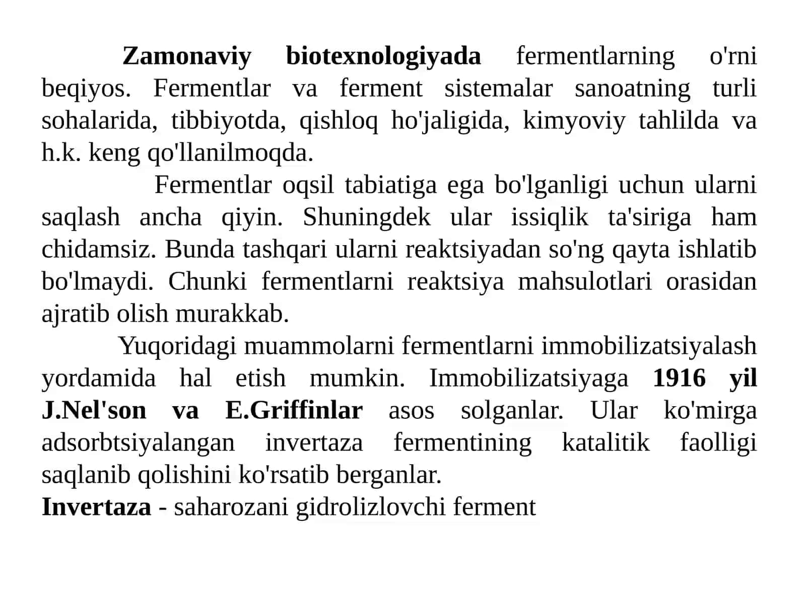 Ферментларнииммобиллашусуллари.Иммобиллашгатаъсирэтувчифакторлар 2