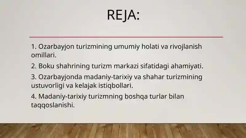 Ozarbayjonning madaniy –tarixiy va shahar turizmi 2