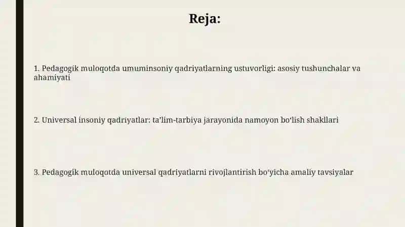 Pedagogik muloqotda umuminsoniy qadriyatlarning ustuvorligi 2