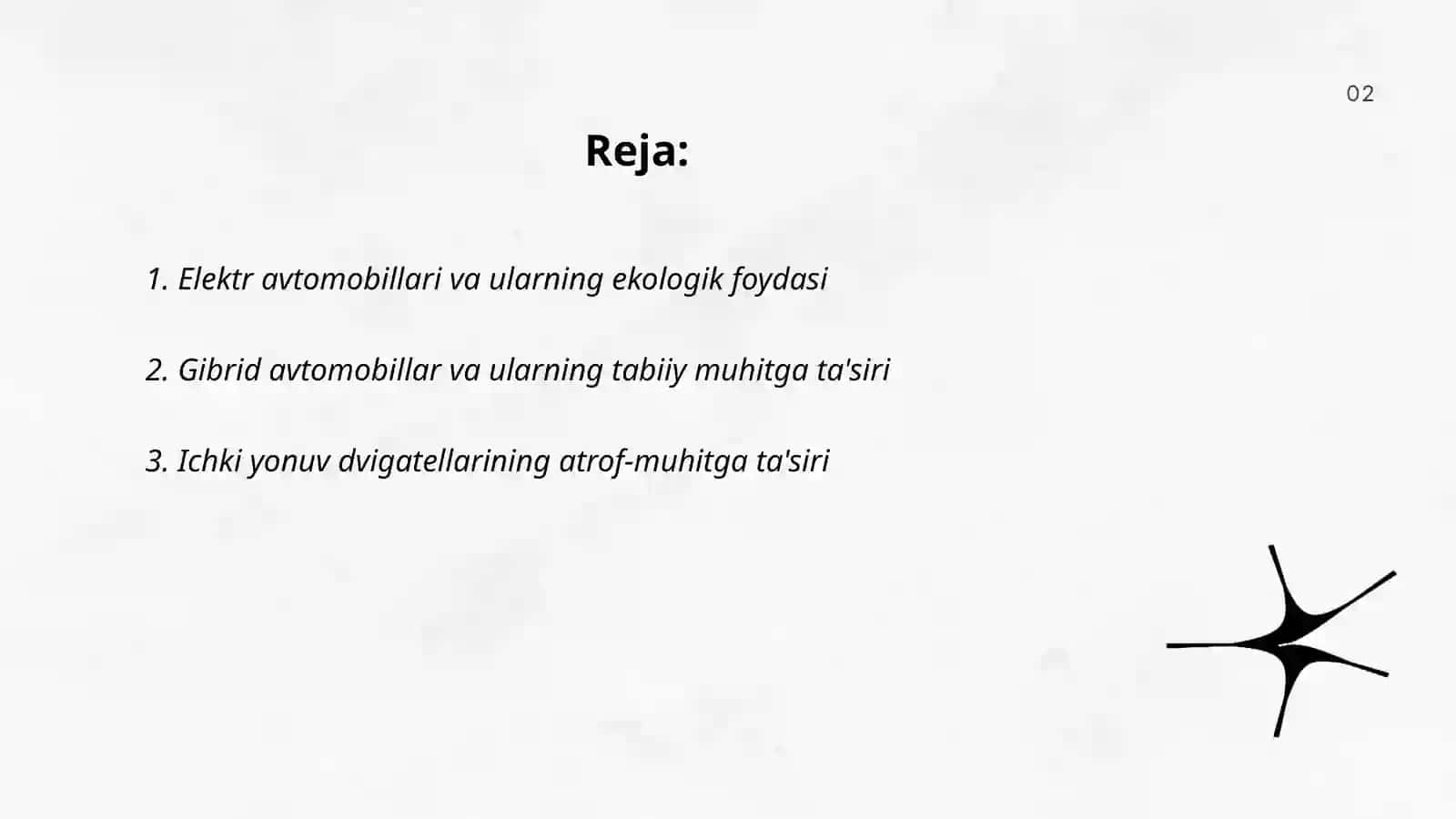 Automobilning ekologik xususiyati 2