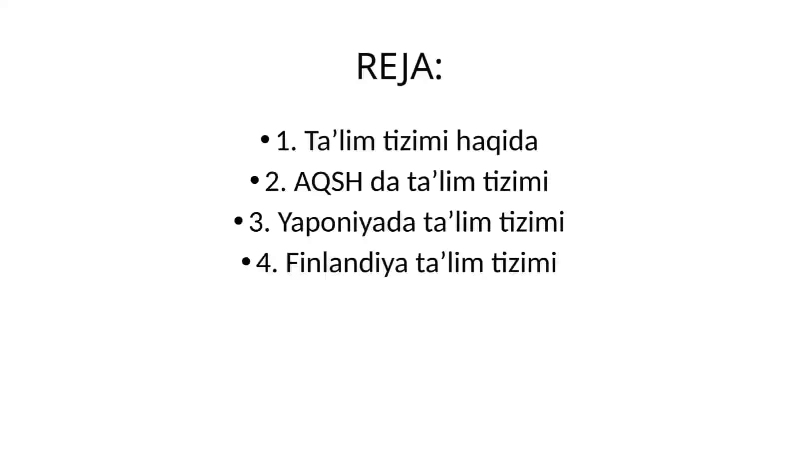 Iqtisodiy rivojlangan davlatlarda ta'lim tizimi 2