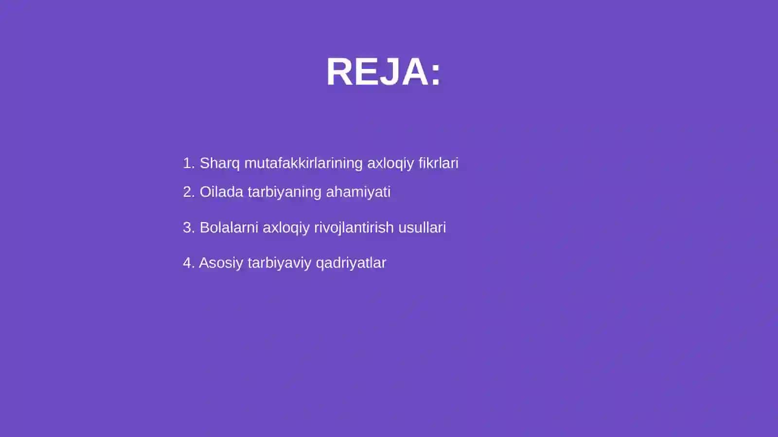 Oilada bolalarni axloqiy tarbiyalash 2