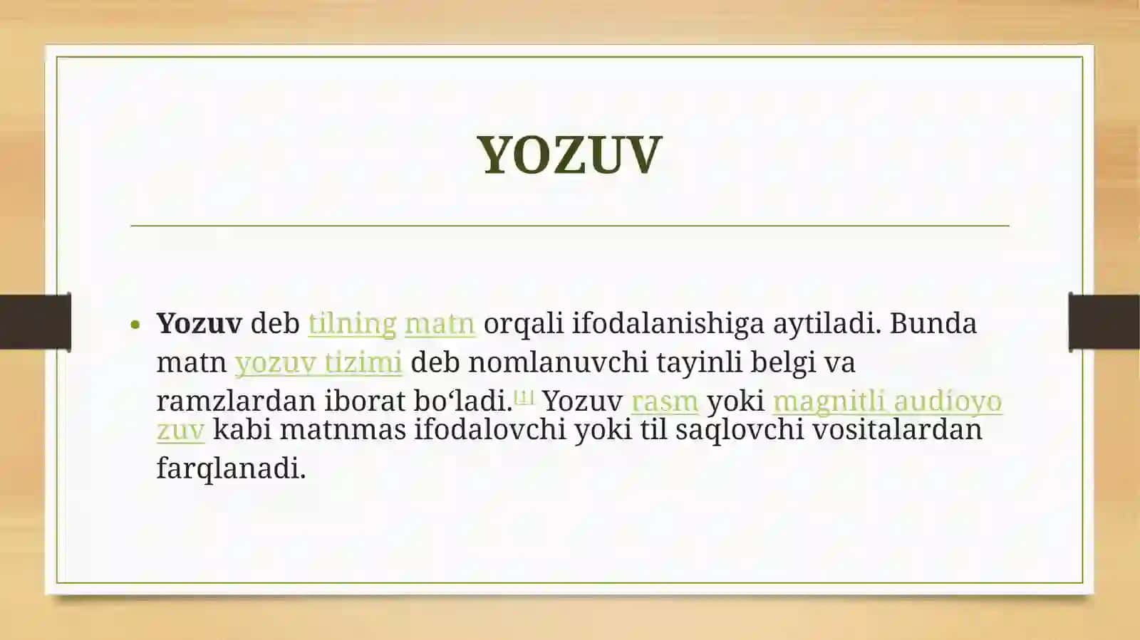 YOZUV TARIXI 2