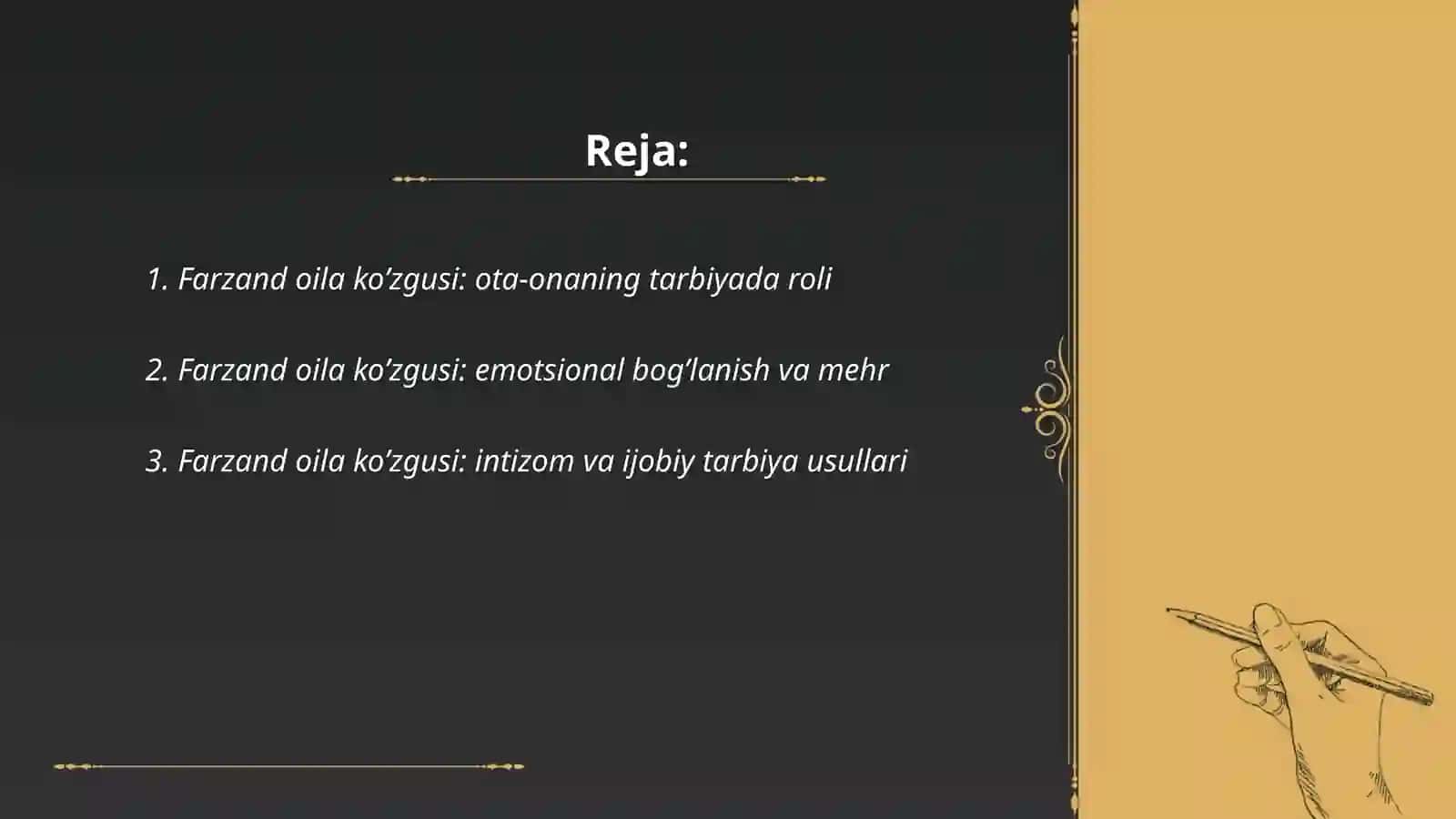 Farzand oila ko’zgusi 2