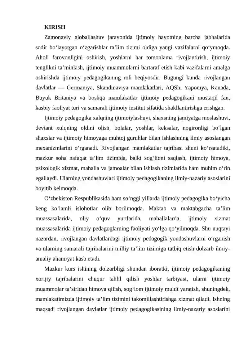 Rivojlangan davlatlarda ijtimoiy pedagogikaga oid ilmiy yondashuvlar 2
