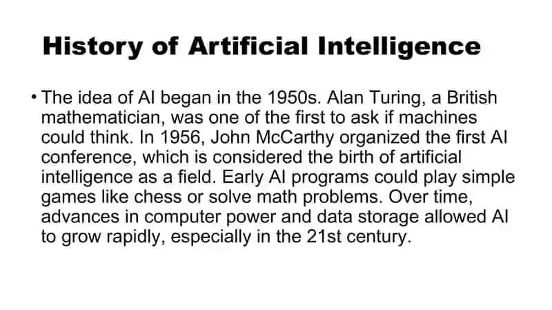 Artificial Intelligence (AI) 2