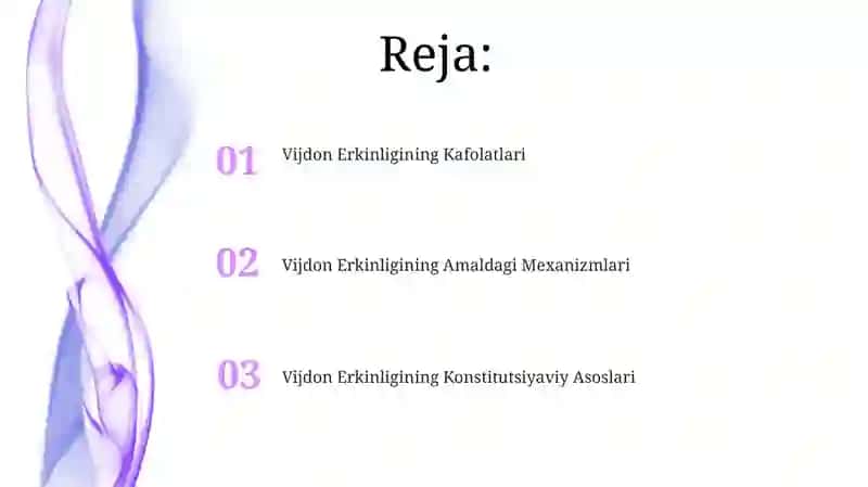 Vijdon Erkinligining Amaliy Muammolari va Yechimlari 2