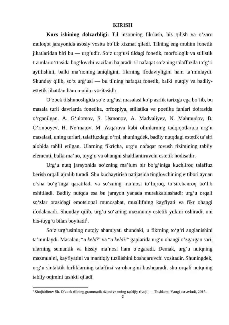 SO‘Z URG‘USINING NUTQIY VA BADIIY ESTETIK VAZIFALARI 2