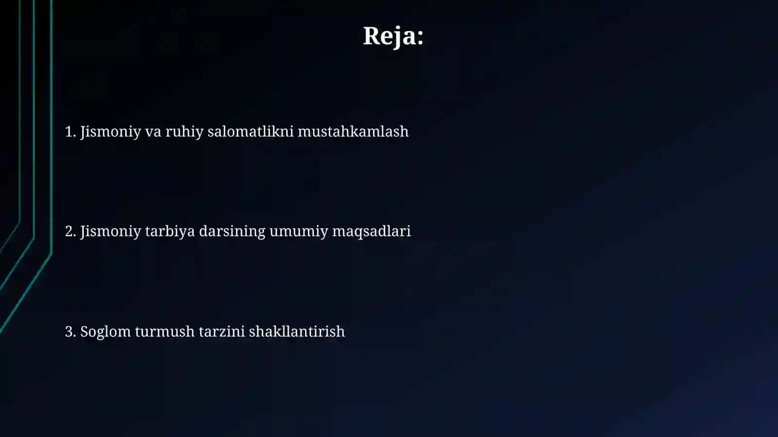 Jismoniy tarbiya darsining umumiy vazifalari 2