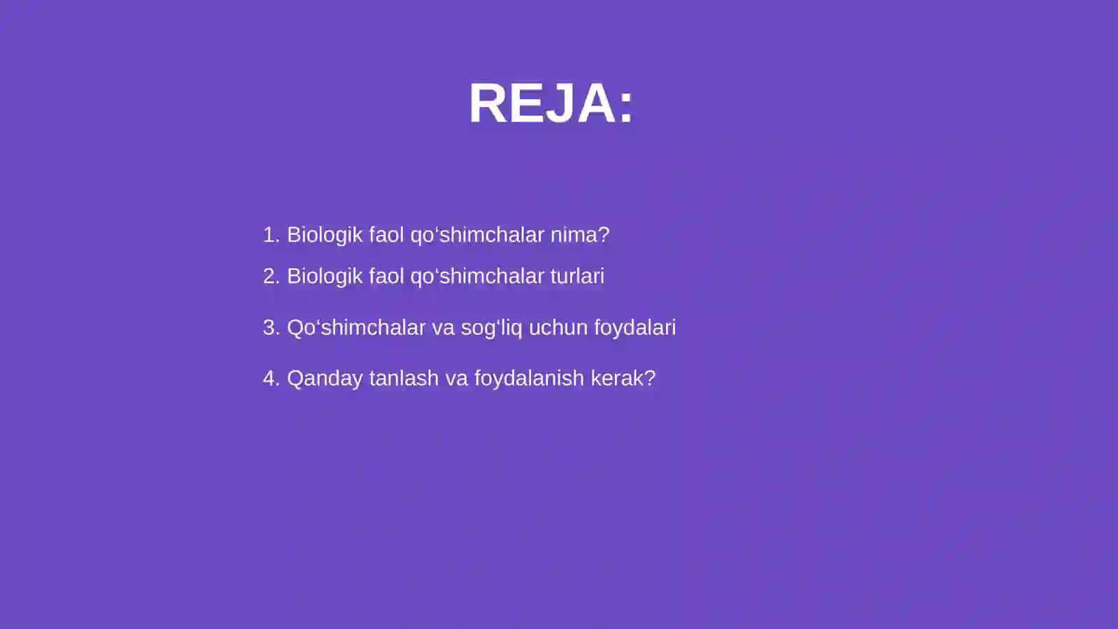 Biologik faol qo‘shimchalar haqida ma'lumot 2