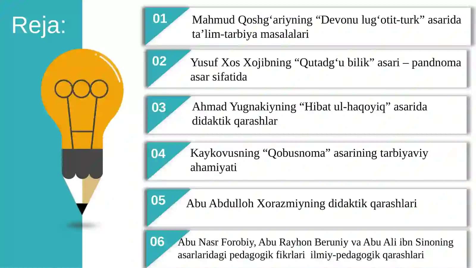 SHARQ UYG`ONISH DAVRIDA PEDAGOGIK FIKRLARNING RIVOJLLANISHI VA TA`LIMIY AXLOQIY FIKRLAR RIVOJI 2
