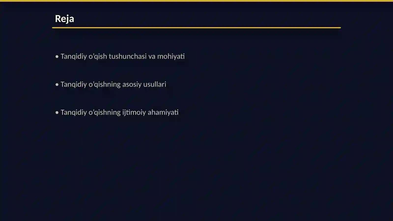 Tanqidiy o’qish va uning ahamiyati 2