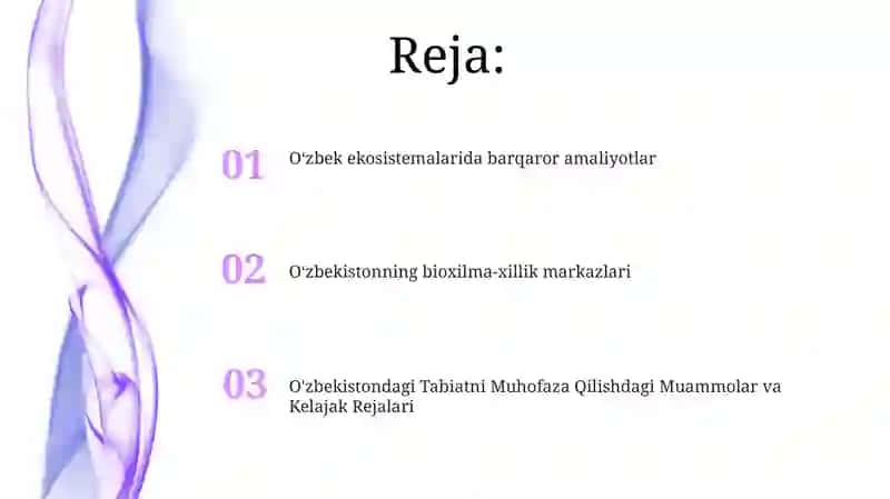 O'zbekistondagi Bioxilma-xillik Markazlari 2