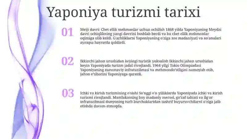 Yaponiya Davlati Turizmi 2