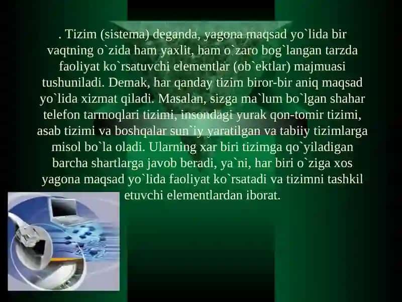 Axborot tizimlari 2