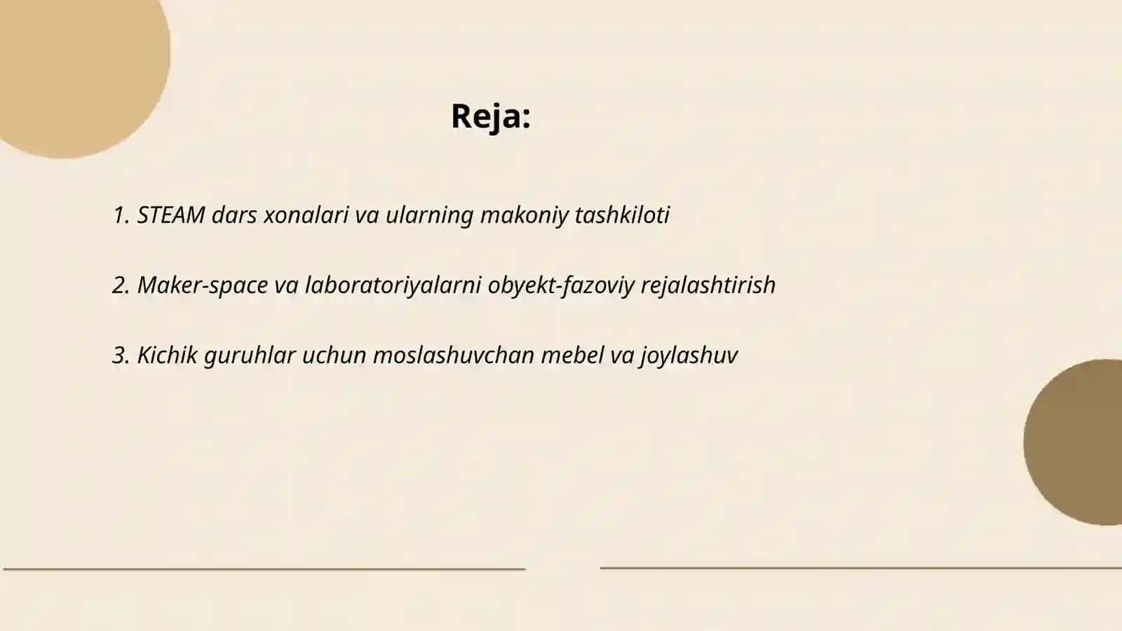 STEAM ta'limida rivojlanayotgan tashkilotning xususiyatlari obyekt-fazoviy 2
