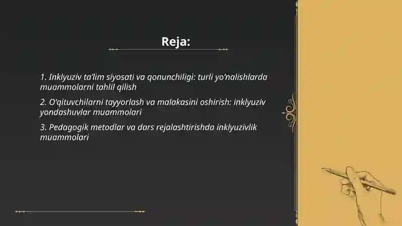 Turli yoʻnalishlardagi ilmiy tadqiqotlarda inklyuziv taʼlim muammolarini oʻrganish 2