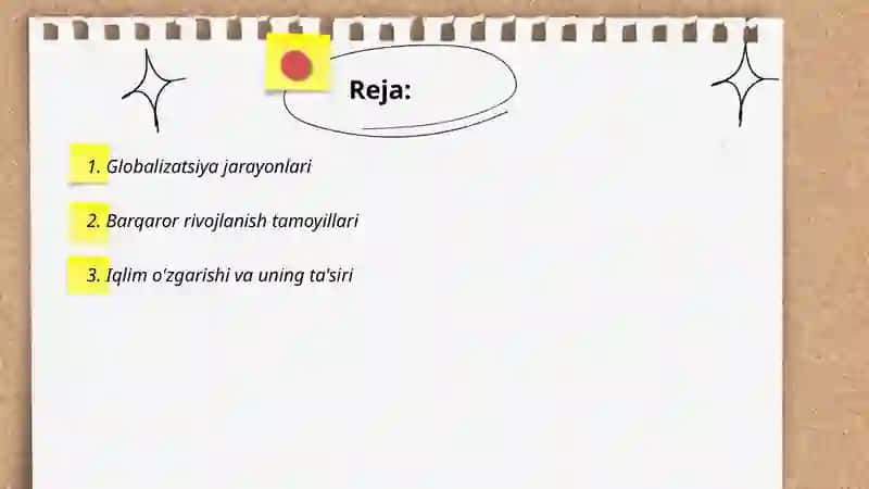 Global jarayonlar va barqaror taraqqiyot falsafasi 2