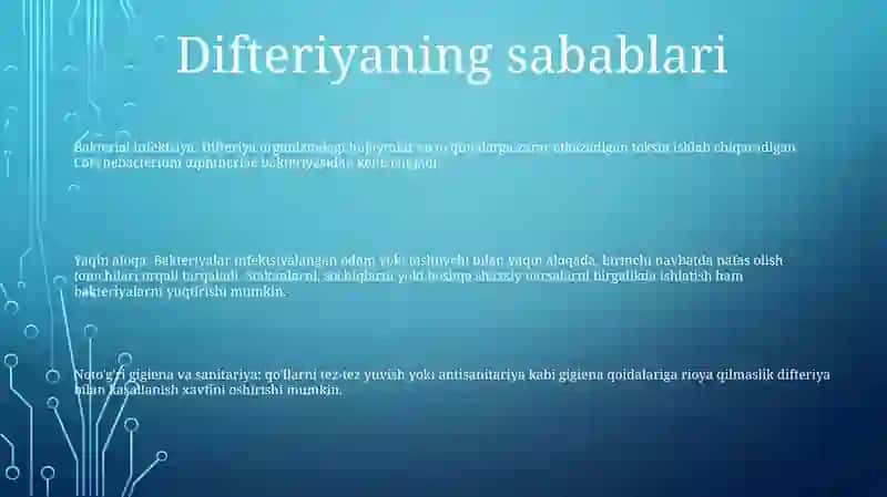 Difteriya Kasalligining Kelib Chiqish Sabablari Va Asoratlari 2