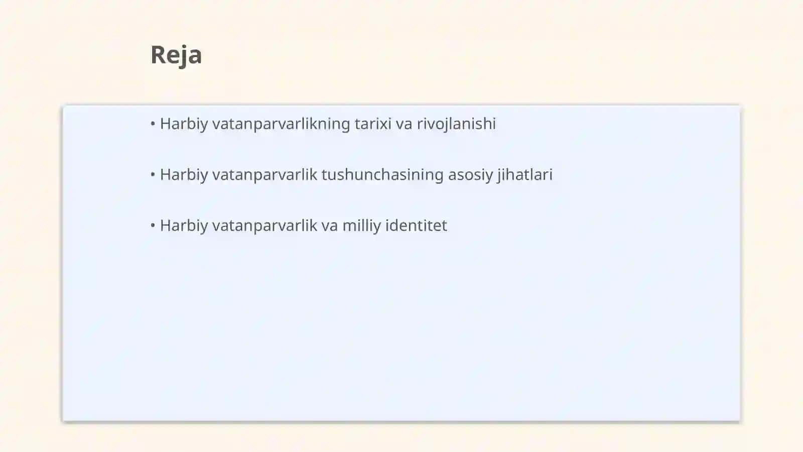 Harbiy vatanparvarlik tushunchasi va uning mohiyati 2
