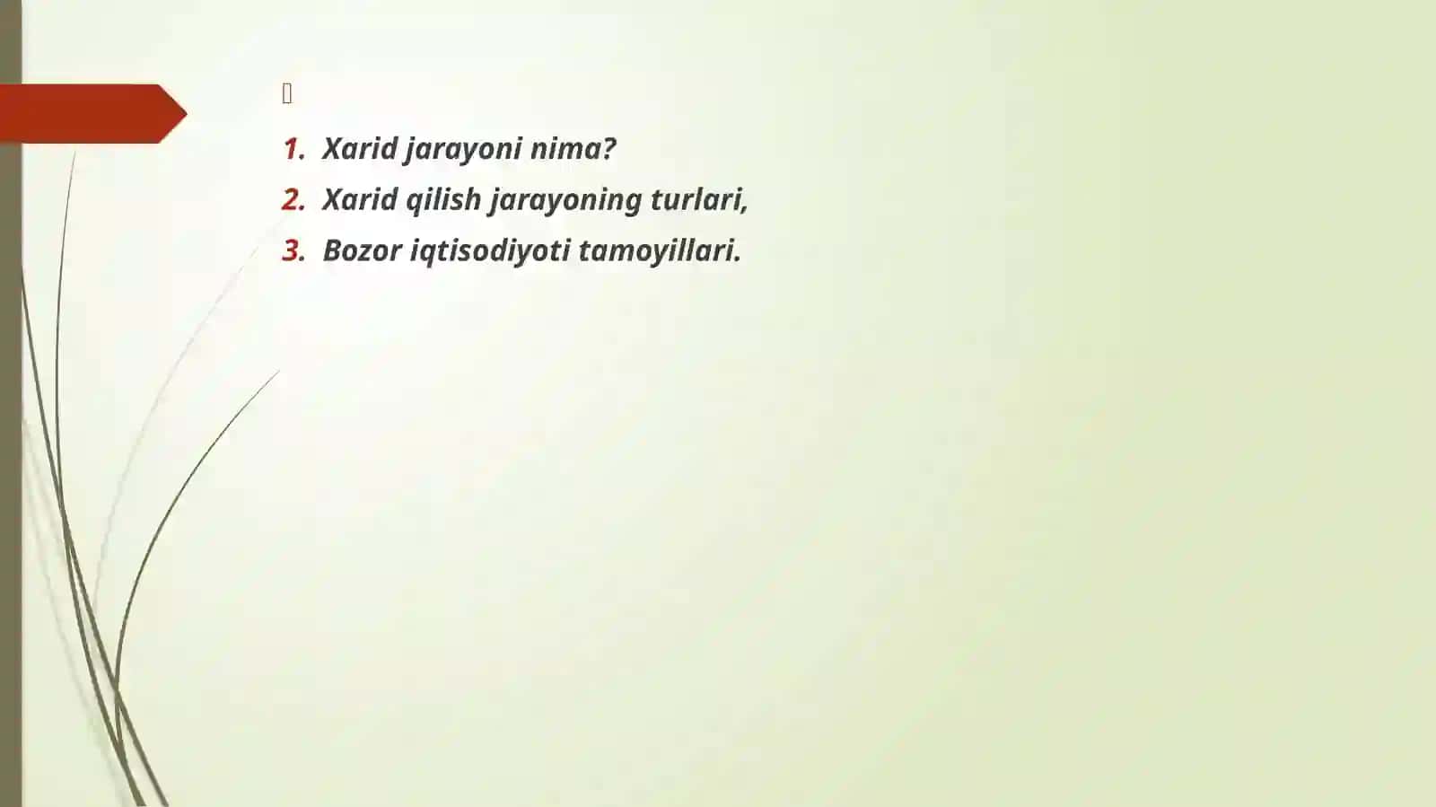 Xarid jarayonlarini boshqarish 2