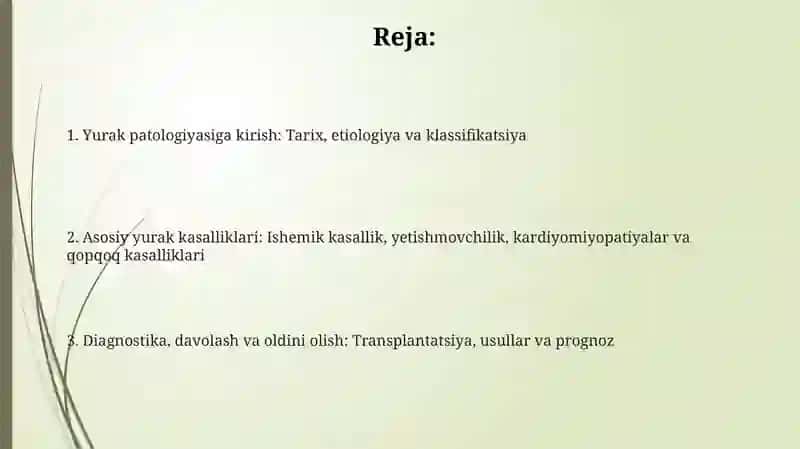 Yurak patalogiyasi 2