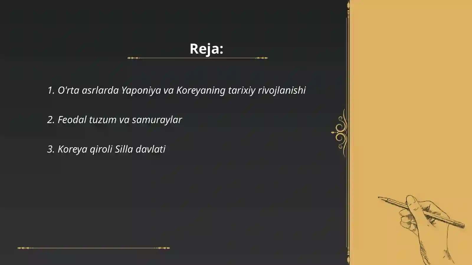O'rta asrlarda Yaponiya va Koreyaning tarixiy rivojlanishi 2