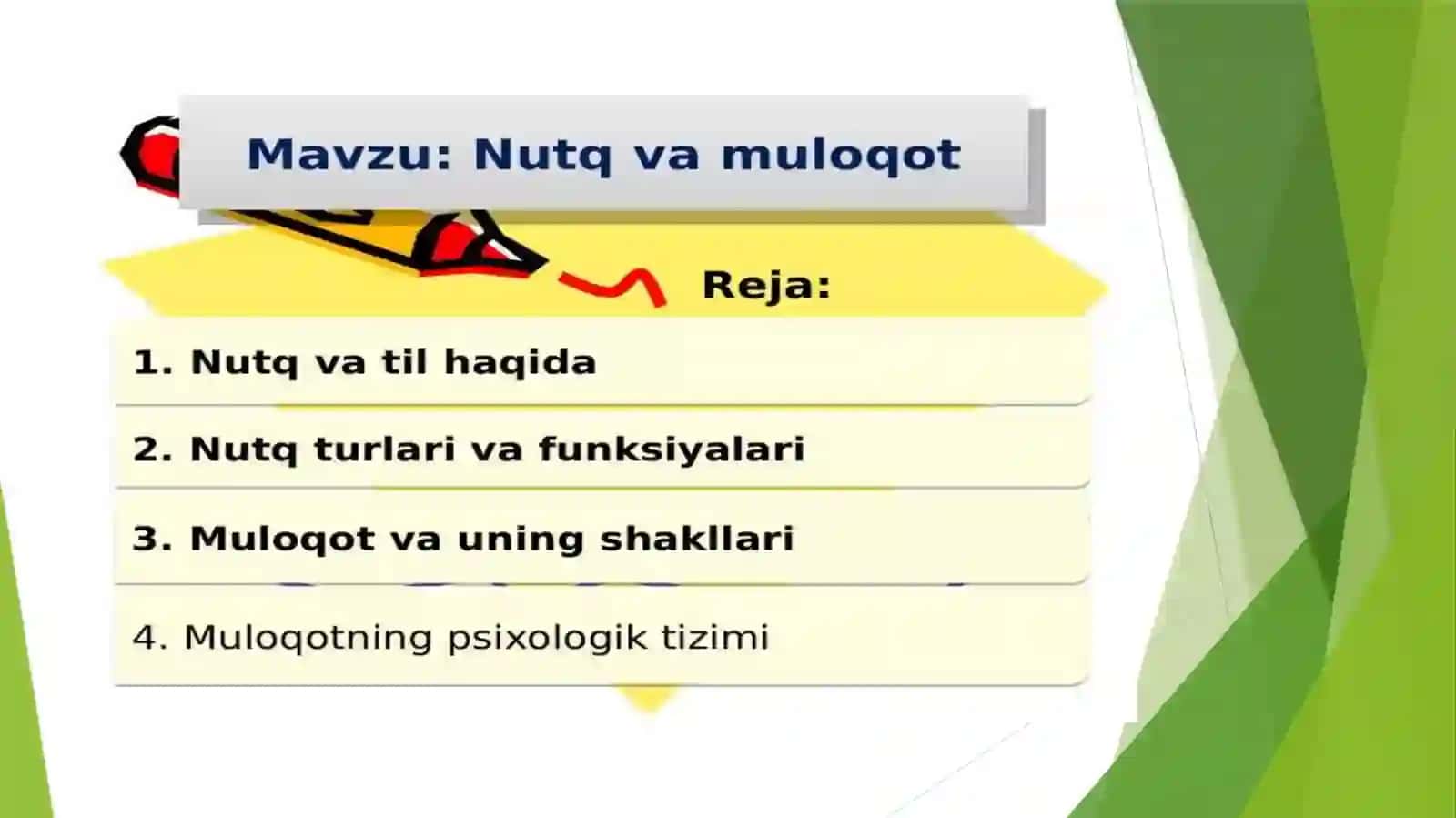 Nutq va muloqot 2