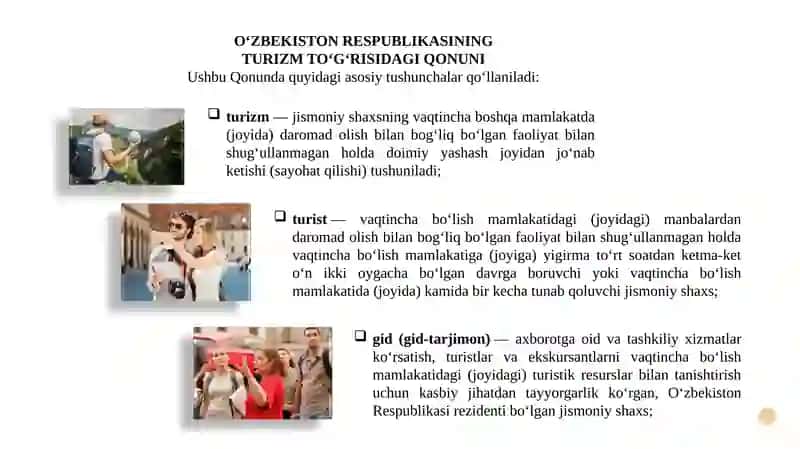 Mehmondo‘stlik industriyasi maqsadi va  vazifalari 2
