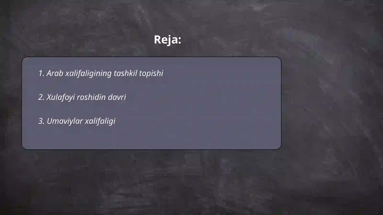 Arab xalifaligi 2