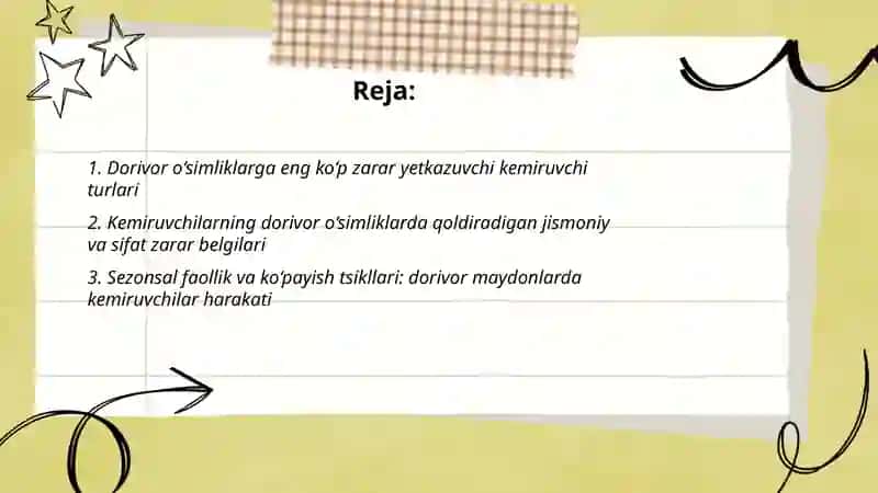 Dorivor o‘simliklarning kemiruvchi zararkunandalari 2