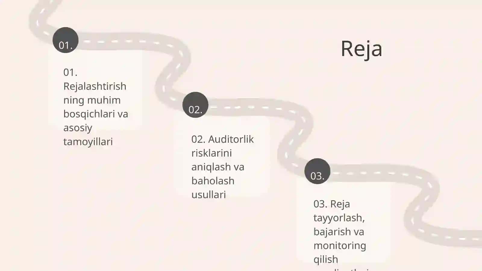 Auditorlik tekshiruvini rejalashtirish 2