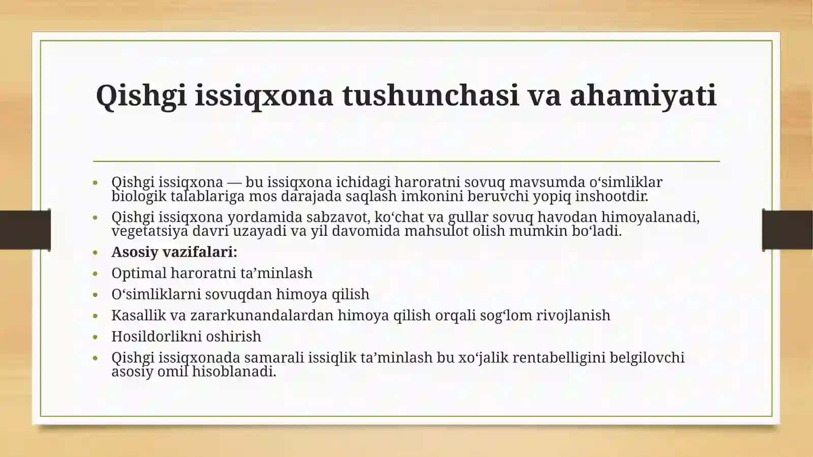 Qishgiissiqxonalarni isitish usullar 2