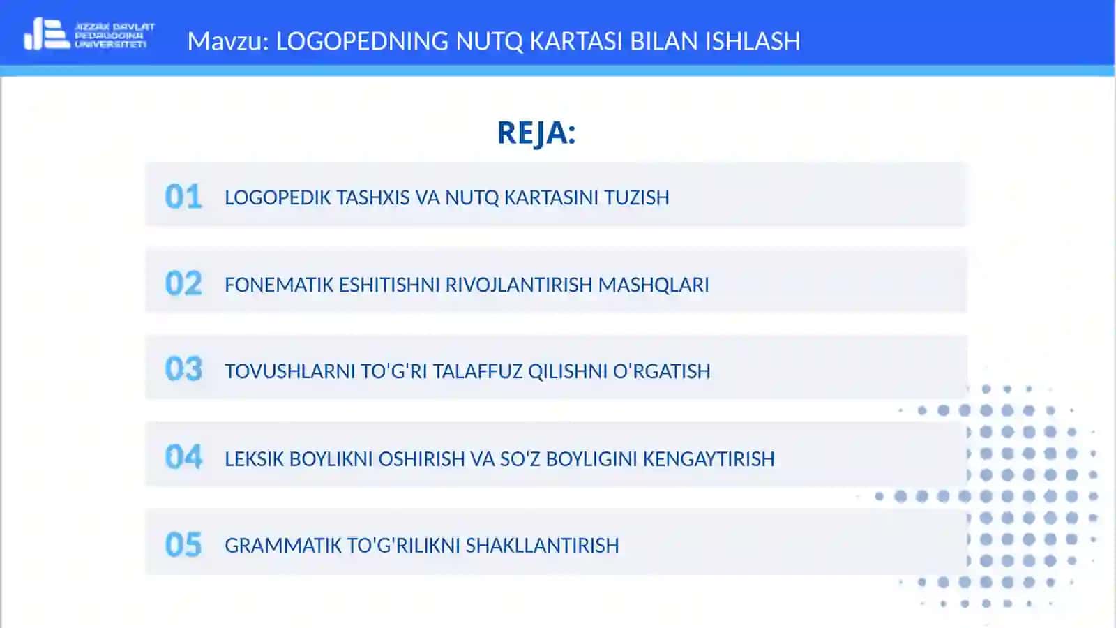 LOGOPEDIK TASHXIS VA NUTQ KARTASI 2