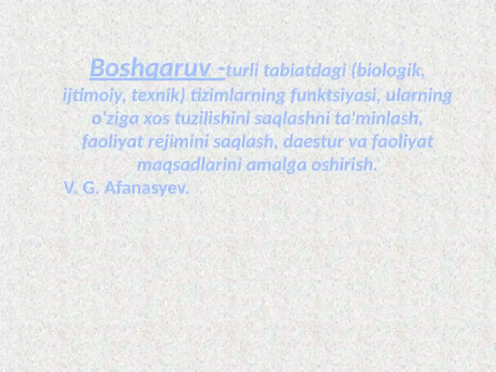 Boshqaruv psixologiyasi Psixologiyaning boshqaruvda tutgan o`rni 2
