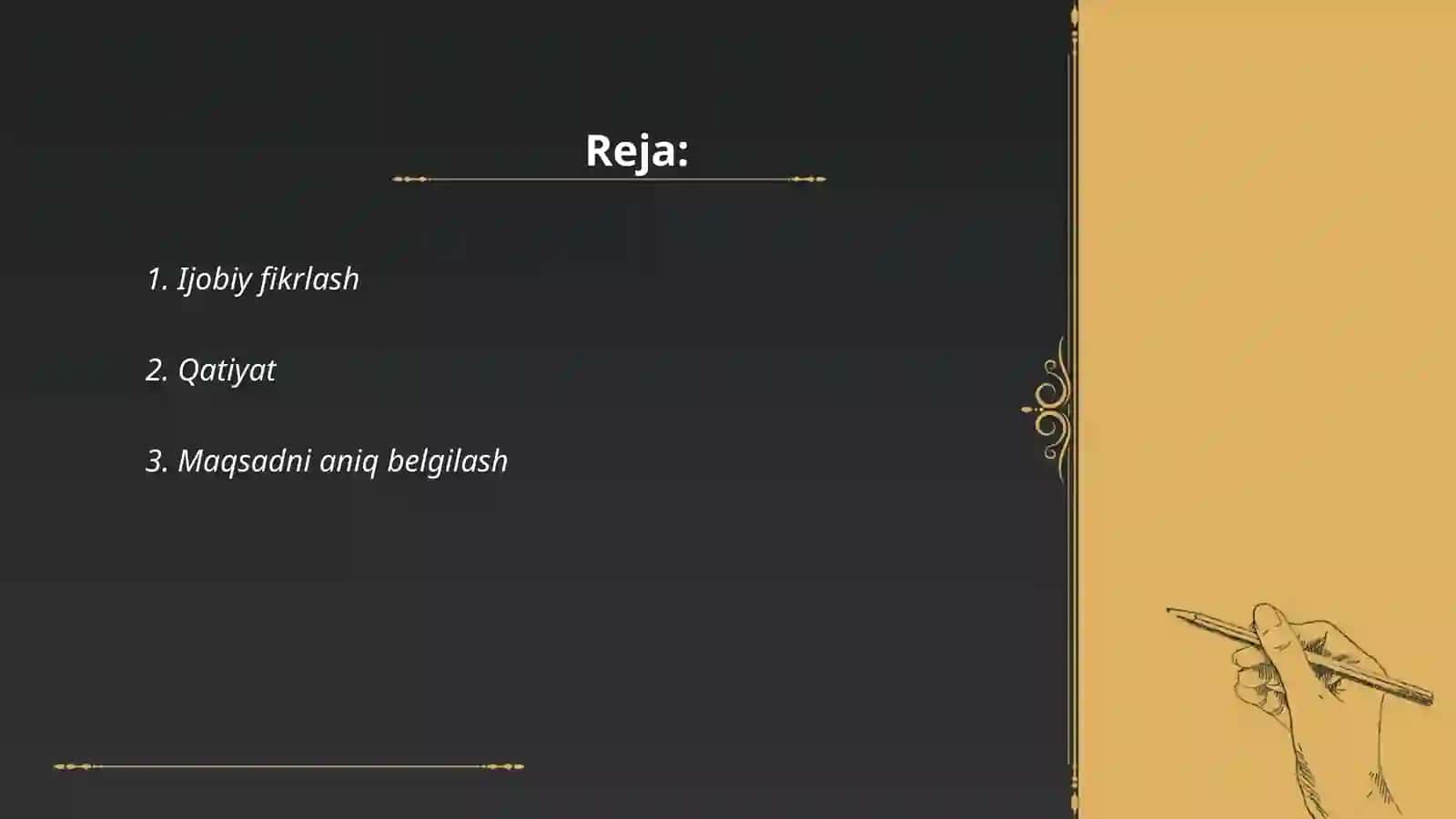Muvaffaqiyatli boʻlish uchun zarur boʻlgan fazilatlarni rivojlantrish 2