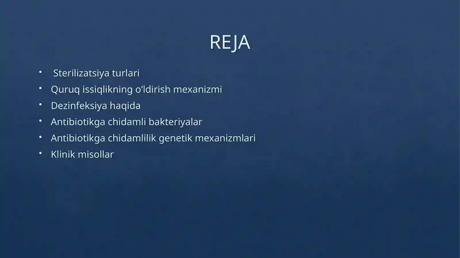 Tibbiyotda zamonaviy sterilizatsiya usullari 2