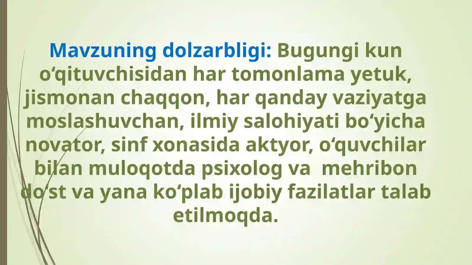 Tarixfaninio‘qitishda yangi zamonaviy ta’limiy metodlardan foydalanish va ularning afzalliklari 2