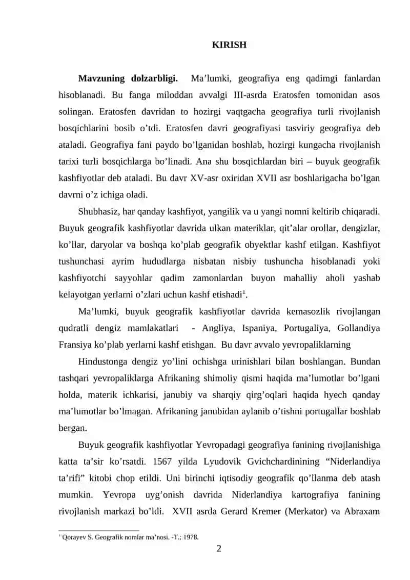 BUYUK GEOGRAFIK KASHFIYOTLAR VA ULARNING AHAMIYATI 2