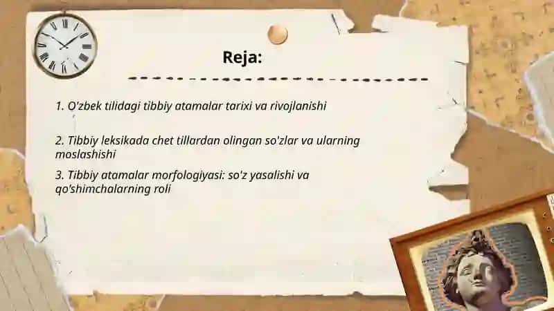 O'zbek tilidagi tibbiy atamalar va ularning tilshunoshlikka tasiri 2