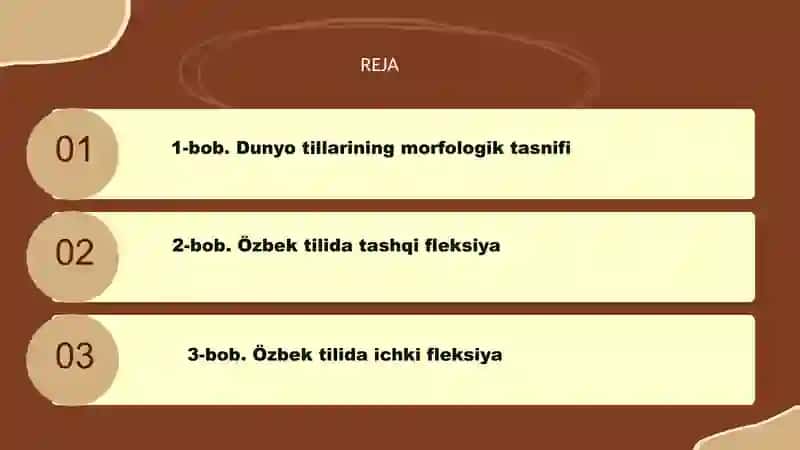 Dunyotillarining morfologik tasnifiona 2