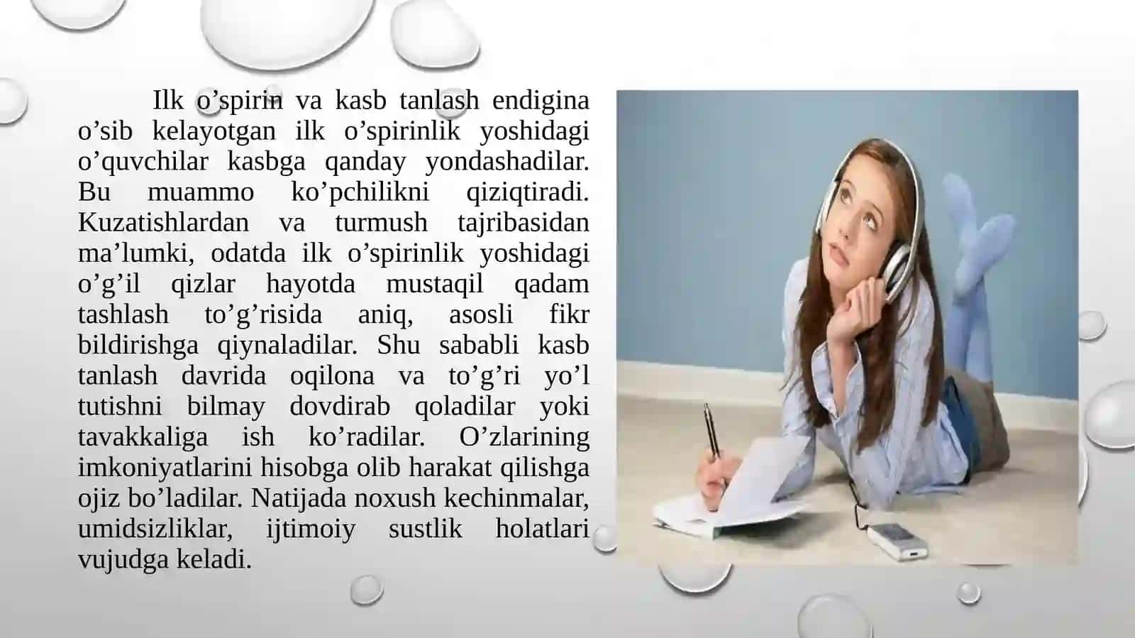 O’spirinlik davrida kasb tanlashga doir muammolar 2