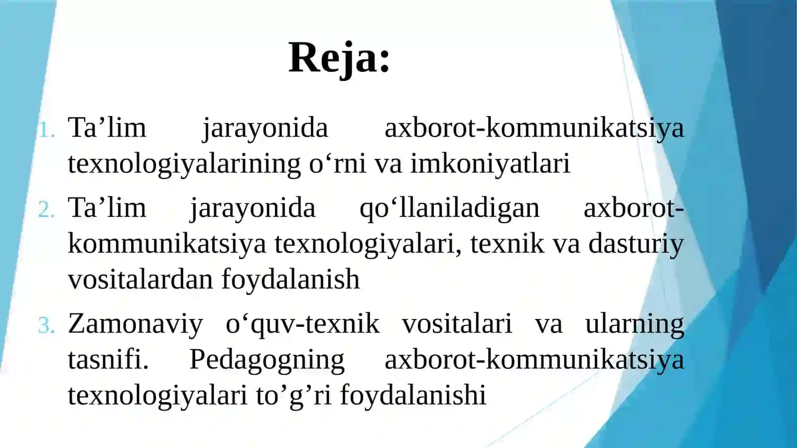 Ta’lim jarayonida axborot-kommunikatsiya texnologiyalarining o‘rni va imkoniyatlari 2
