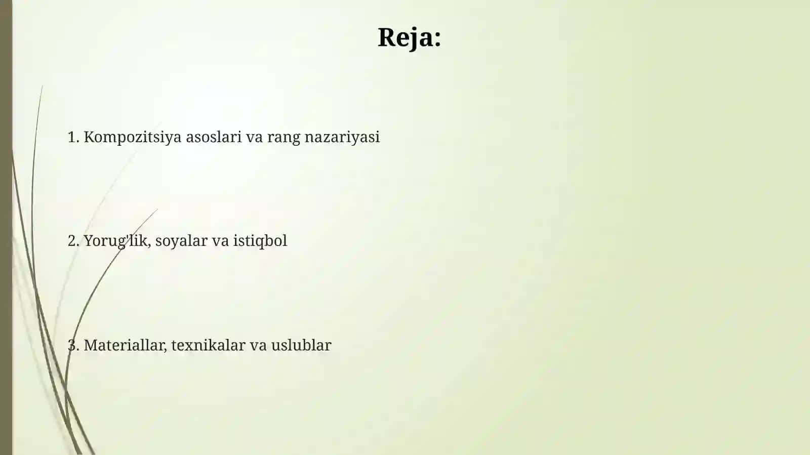 Kompozitsiya va Rang Nazariyasi 2